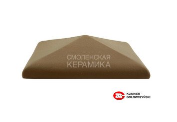 Колпак для забора ZG Clinker клинкерный С38 коричневый 1