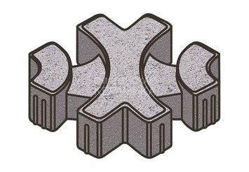 Тротуарная плитка Готика, Эко-фантазия Premiun Gold, 300x300x80 мм, цвет Голд 1 1