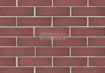 Кирпич лицевой керамический ЛСР Винный, крафт, 1НФ 1
