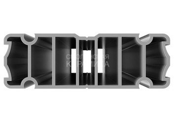 Алюминиевая лага HILST 60x20x4000 мм 1