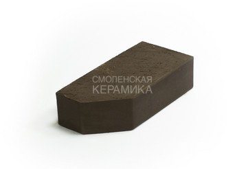 Кирпич печной фигурный LODE Brunis F 6, коричневый 2