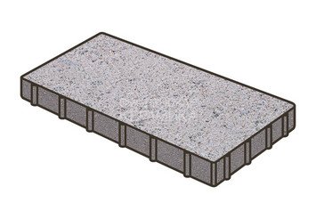 Тротуарная плитка Готика, Плита Premium Gold, 400x200x80 мм, цвет Голд 1 1