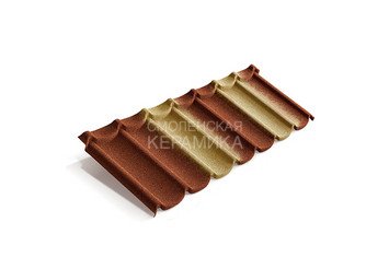 Композитная черепица Metrotile MISTRAL Терракотово-жёлтый 1