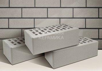 Кирпич лицевой ТЕРЕКС 1,4НФ, Серый 1