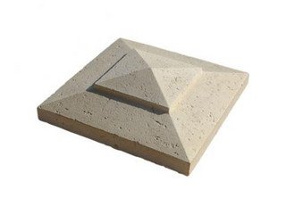 927-20 Накрывная плита White Hills четырхскатная "Тиволи", 38*38, песочный