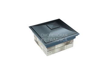 Колпак Zking Monblan 355x355 с посадкой на 1,5 кирпича (0,7нф) серый 1