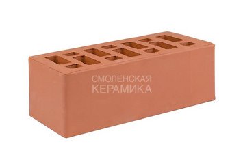 Кирпич облицовочный СТАРЫЙ ОСКОЛ Красный гладкий 1,4НФ 5