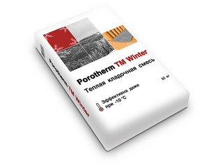 Теплый кладочный раствор Porotherm TM, Зима 20 кг