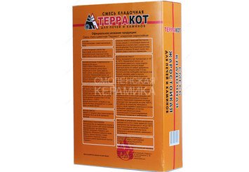 Смесь кладочная глино-шамотная «Терракот», 20 кг 2