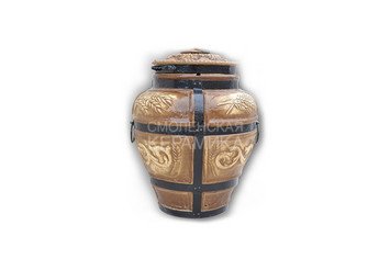 Тандыр керамический Барельеф Колос для шашлыка 1