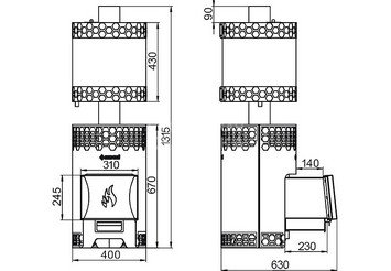Печь для бани Везувий 