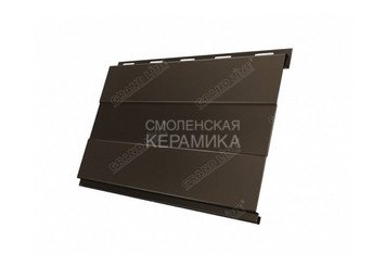 Сайдинг GL Optima Вертикаль gofr,line,prof 0,45мм коричневый глянцевый 4