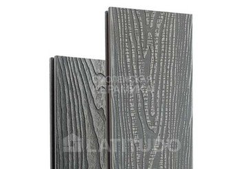 Террасная доска Latitudo 3D-Wood, 150х24х4000 мм, Серый 1
