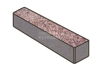 Гранитная тротуарная плитка Готика, Ригель Granite FINO, 360x80x100, Сансет 1