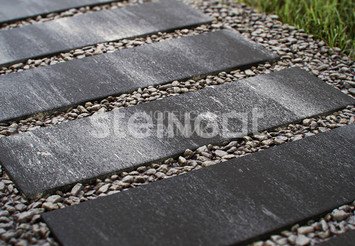 Ступень Steingot 1000х300х140, Графитовый камень (Stein Black) 1
