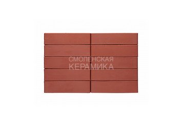 Кирпич лицевой керамический ЖКЗ Терракотовый Гладкий 1,4НФ 1