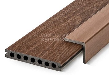 Угол EasyDecking Co-Extrusion 57×57×3010 мм, Chestnut 2