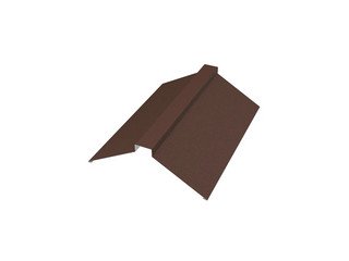 Конёк плоский 116х30х116 мм (Длина 2.00м) AQUASYSTEM PE Glance Zn 140