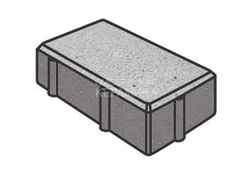 Тротуарная плитка Готика, Брусчатка Premium Gold, 200x100x40 мм, цвет Голд 22 Кристалл 1
