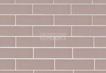 Кирпич облицовочный КЕРМА 1НФ, Серебро гладкий 1