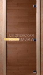 Дверь бан. DW 2100*800 кор. ольха-липа, БРОНЗА (00018) 1