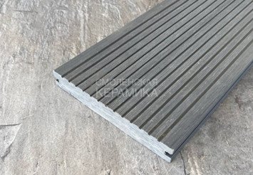 Террасная доска Latitudo Solid полнотелая 150x21x4000 мм, Серый 3