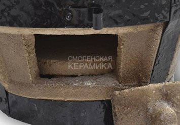Тандыр керамический Барельеф Колос для шашлыка 3