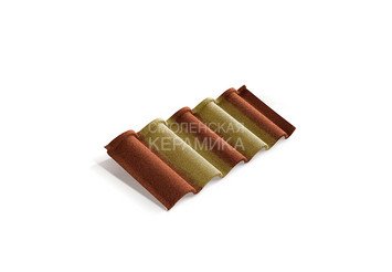 Композитная черепица Metrotile ROMANA Терракотово-жёлтый 1