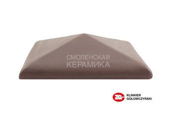 Колпак для забора ZG Clinker клинкерный С57 вишневый 1
