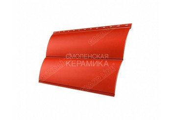 Сайдинг GL Quarzit Корабельная доска 0,5мм оранжевый матовый 2
