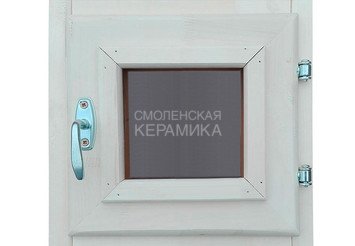 Форточка ОСИНА бронза (1стекло обычное 1тонир.) 400*400 1
