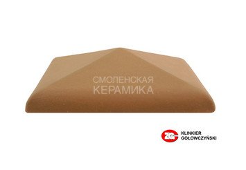Колпак для забора ZG Clinker клинкерный С57 красный 1