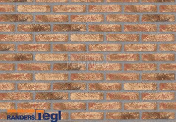 Кирпич печной ручной формовки Randers Tegl RT 452 bunt gotik handformziegel 1