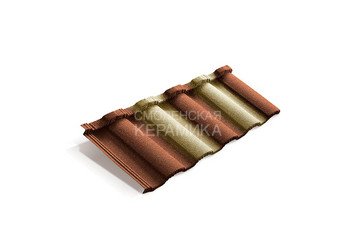 Композитная черепица Metrotile METOROMAN Терракотово-жёлтый 1