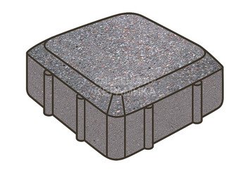 Тротуарная плитка Готика, Старая площадь Premiun Gold, 160x160x60 мм, цвет Голд 13 1
