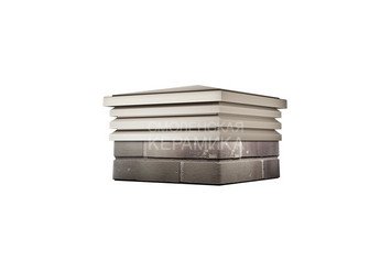 Колпак Zking Bona 385 х 385 с посадкой на 1,5 кирпича бежевый 2