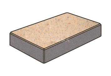 Гранитная тротуарная плитка Готика, Картано Granite FINO, 300x150x80, Павловское 1