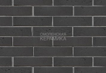 Кирпич лицевой керамический ЛСР Графитовый, крафт, 1НФ 4