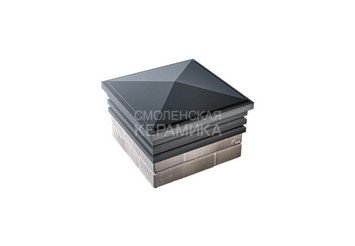 Колпак Zking Bona 385 х 385 с посадкой на 1,5 кирпича серый 1