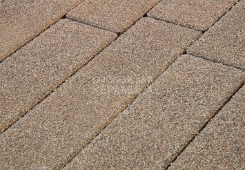 Тротуарная плитка Готика, Квадрат Premium Gold, 300x300x100 мм, цвет Голд 5 2