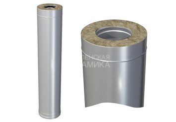 Сэндвич 1,0 м (AISI 430/0,5мм + оц.) Ф120х200, Ferrum GS 30-50Z 1