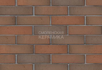 Кирпич лицевой керамический ЛСР Светло-коричневый флэш, крафт, 1НФ 1