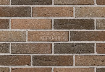 Кирпич облицовочный БРАЕР КЛАДКА кора дуба с песком, 1 НФ 6