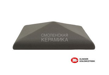 Колпак для забора ZG Clinker клинкерный С42 графит 1