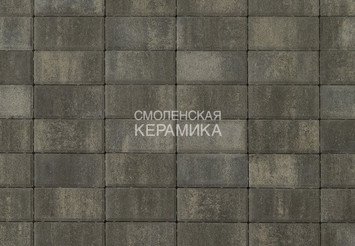 Тротуарная плитка BRAER Прямоугольник Color Mix Туман, 60 мм 2