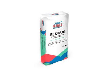 Клеевая смесь для газоблоков PEREL Blokus 0318 серая, 25 кг 1