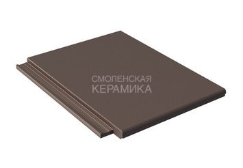 Цементно-песчаная черепица рядовая BRAAS Тегалит, тёмно-коричневый 4