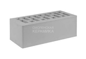 Кирпич облицовочный СТАРЫЙ ОСКОЛ Серый гладкий 1,4НФ 4