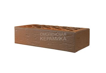 Кирпич лицевой керамический ЛСР Красный флэш рустик, 1НФ 6