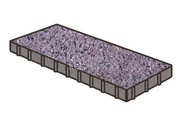 Тротуарная плитка Готика, Плита Premium Gold, 600x200x100 мм, цвет Голд 20 1